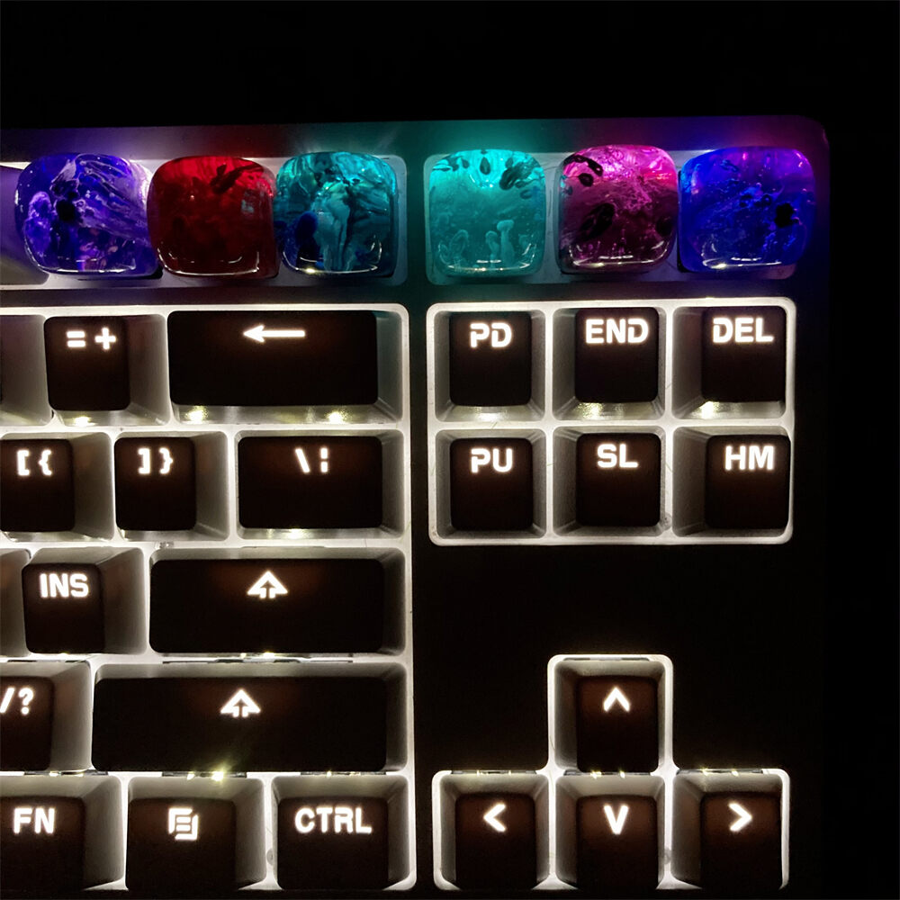 Dropshipping DOM Resin Keycaps Artisan ESC Keycap for Cherry MX Switch ...