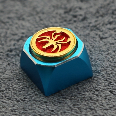 Rotating Artisan Keycaps Metal ESC Keycaps Custom for Mechanical Gaming ...