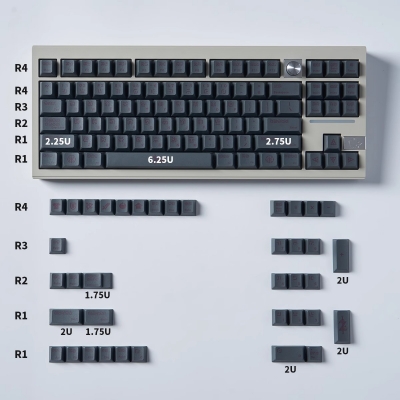 Zelda 104+21 PBT Dye-subbed Keycaps Set Black Legends for Cherry MX ...